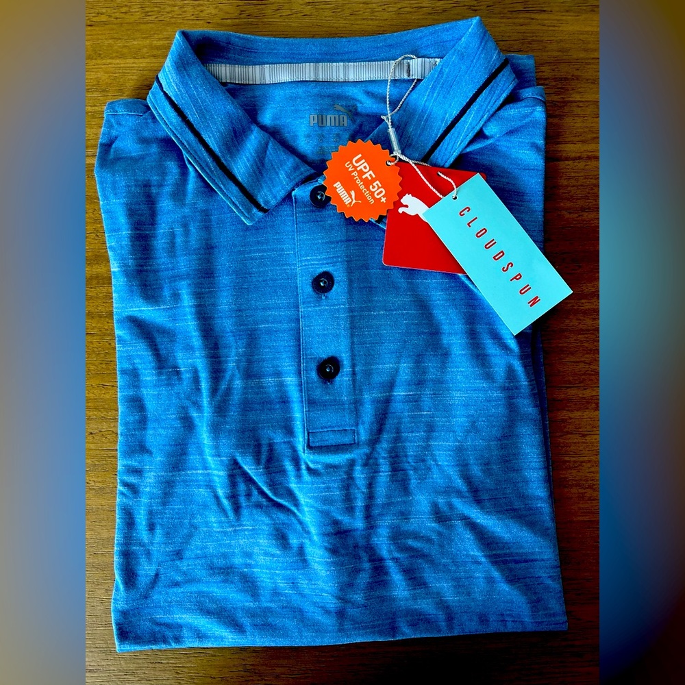 Brand new Puma Cloudspun Golf Shirt with original tags.